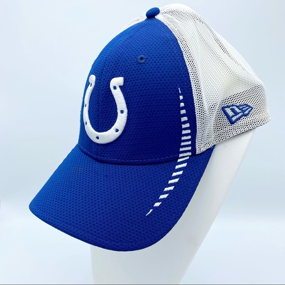 NFL Indianapolis Colts NFL Blue White Mesh Cap - Picture 3 of 10